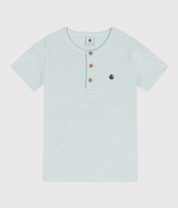 Katoenen T-shirt met korte mouwen voor jongens groen