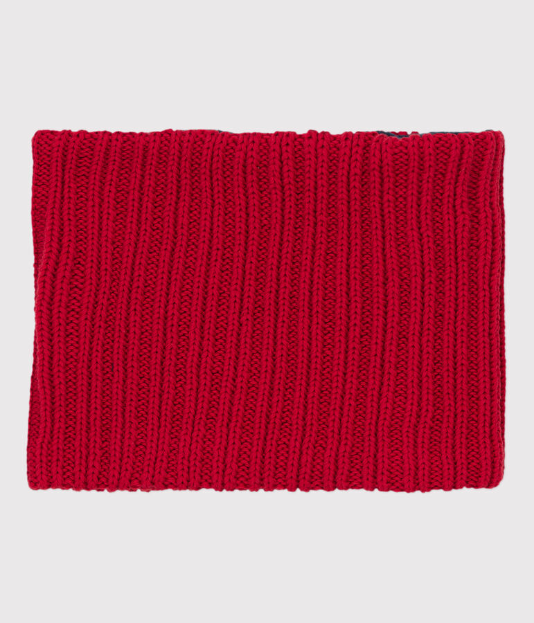 Snood enfant gar&ccedil;on-fille rouge