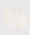 Short enfant en coton motifs c&oelig;urs blanc MARSHMALLOW
