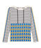 Marineshirt voor dames beige COQUILLE/blauw SMOKING