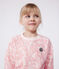 Katoenen sweatshirt met print voor kinderen roze FLEUR/ SPI