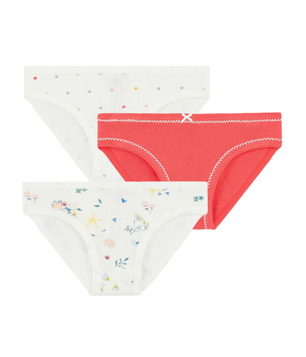 Drie meisjesonderbroeken multicouleur