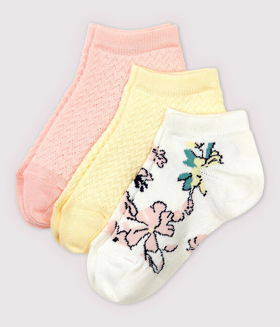 Lot de 3 paires de chaussettes basses enfant fille variante 1