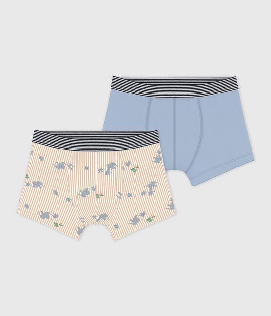 Setje met katoenen boxershorts met olifantenprint voor kinderen variante 1