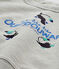 Sweat bébé garçon en molleton gris BELUGA CHINE
