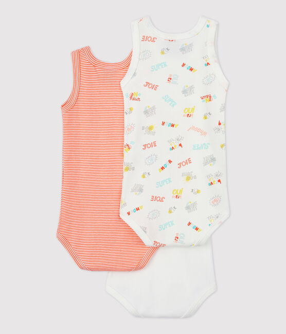 Lot de 3 bodies à bretelles bébé variante 1