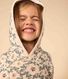 Sweater met capuchon in fleece voor meisjes