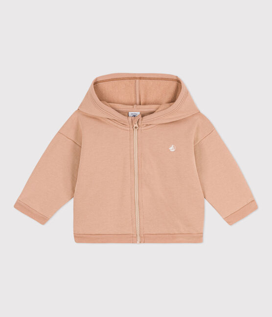 Sweatshirt à capuche bébé beige VINTAGE