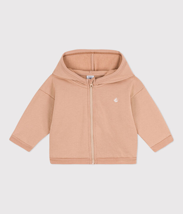 Sweater met kap voor baby's beige
