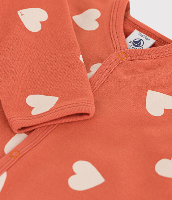 Slaappakje voor baby's in molton  BRANDY/ AVALANCHE