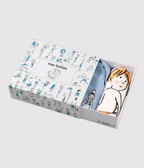 Set van 3 rompertjes met korte mouwen voor baby variante 1