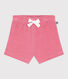 Babyshort van katoenen badstof