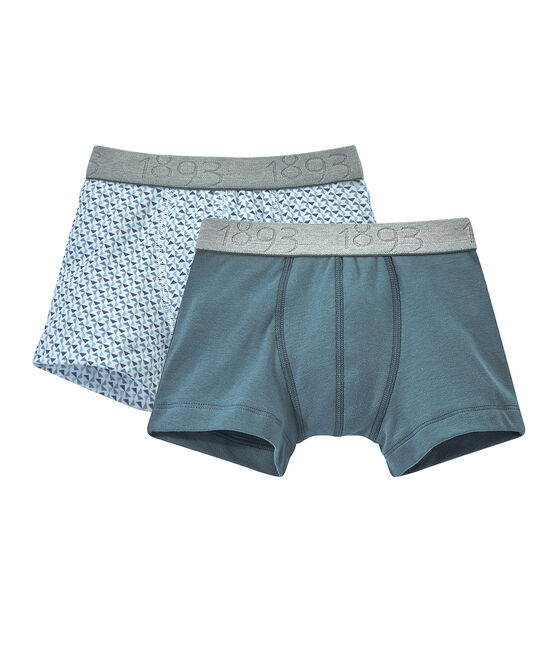 Set van 2 jongensboxershorts wit LOT