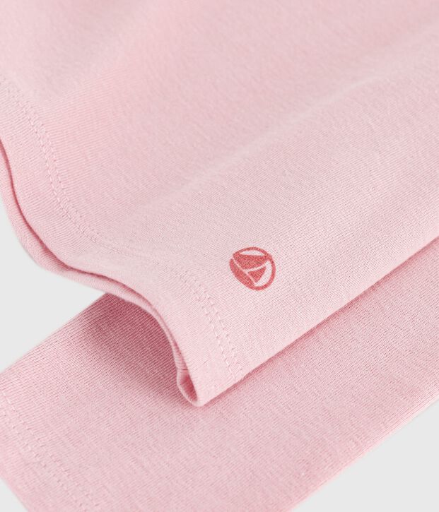 Sous-pull femme l'iconique en coton rose clair