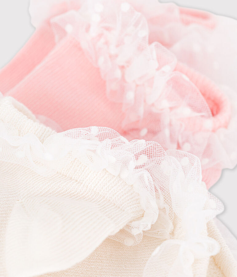 Set van 2 paar meisjeskousen variante 1