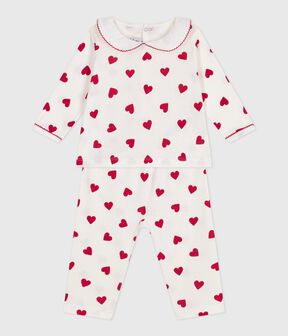 wit MARSHMALLOW/rood TERKUIT