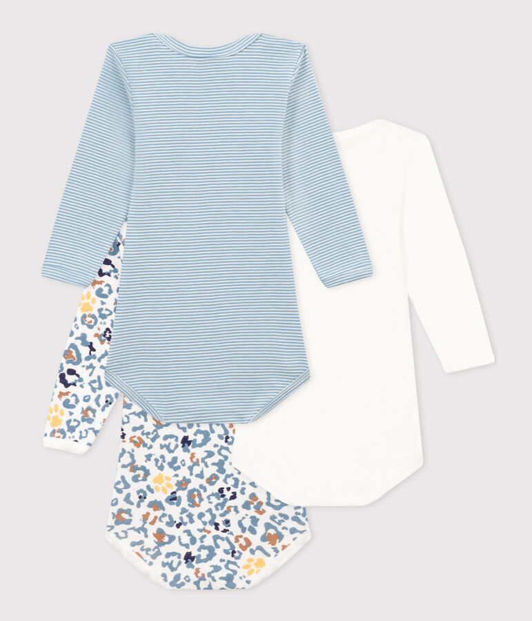 Set van 3 katoenen body's met lange mouwen voor baby's variante 1
