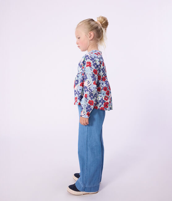 Pantalon enfant en denim bleu DENIM CLAIR