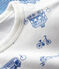 Lot de 2 pyjamas Paris et milleraies bleus petit garçon en coton variante 1
