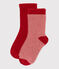 Lot de 2 paires de chaussettes enfant garçon-fille variante 1