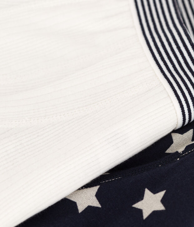 Set van 2 boxershorts voor jongens met sterretjes in katoen multicouleur