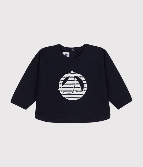 Sweatshirt en molleton bébé bleu SMOKING