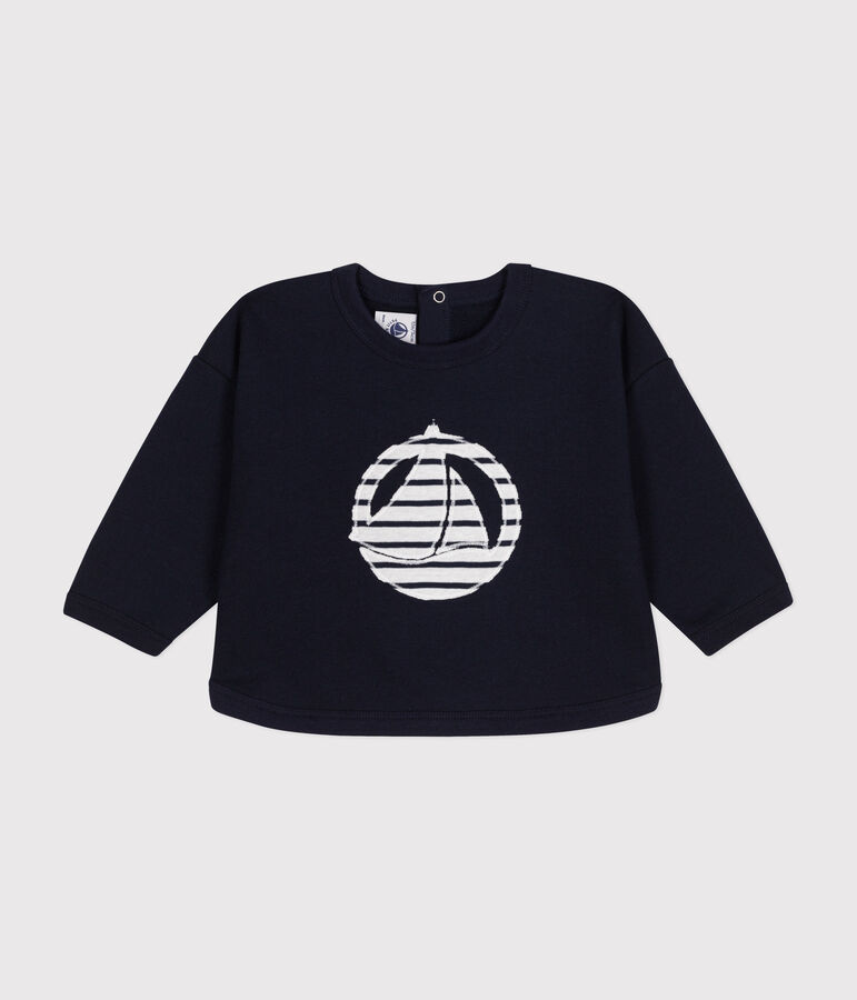 Sweatshirt van fleece voor baby's blauw