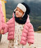 Donsjekker met fleecevoering voor baby's roze ROSEWOOD