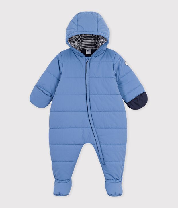 Combipilote b&eacute;b&eacute; en polyester uni bleu