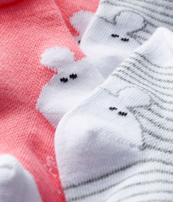 Lot de 2 paires de chaussettes bébé mixte variante 1