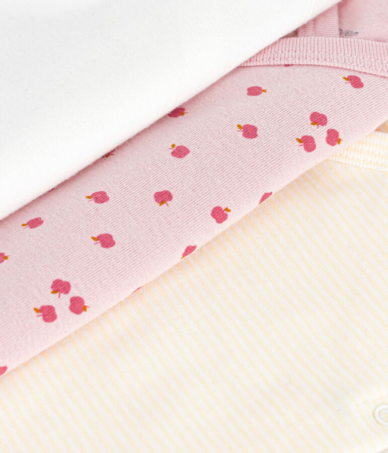 Set van katoenen babyrompertjes met lange mouwen en print multicouleur