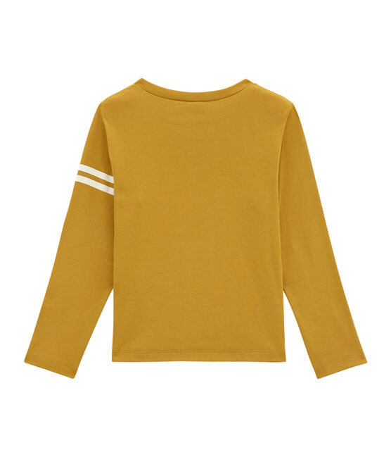 Jongens tee-shirtmet lange mouwen geel INCA