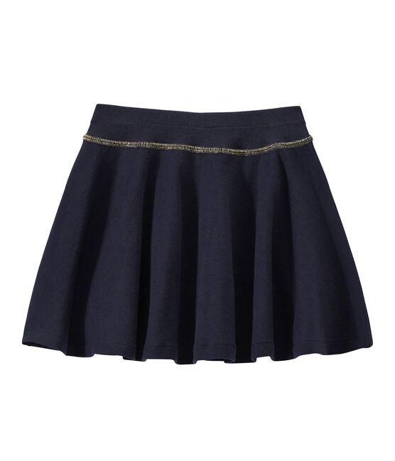 Wijde meisjesrok blauw SMOKING