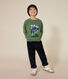 Sweatshirt in fleece voor jongens