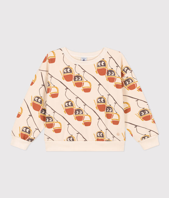 Sweatshirt imprimé en molleton enfant fille / garçon AVALANCHE/ BONGRIS