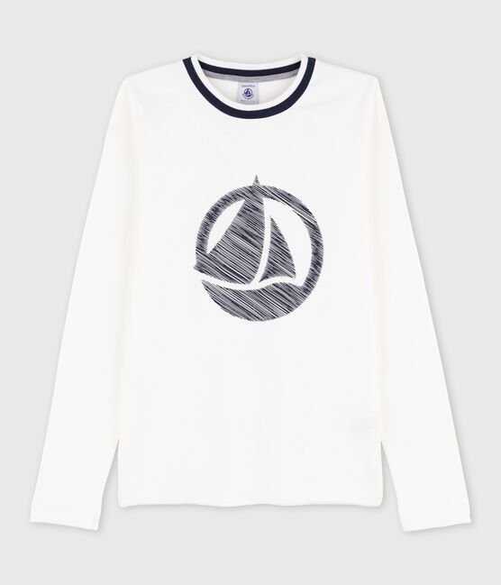 T-shirt met lange mouwen wit MARSHMALLOW
