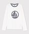 T-shirt met lange mouwen wit MARSHMALLOW