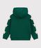 Effen katoenen sweatshirt met kap voor kinderen TREE