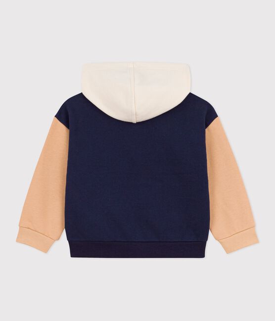 Sweatshirt met kap voor jongens blauw SMOKING/wit MULTICO