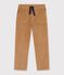 Fluwelen rechte broek voor kinderen LATTE