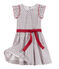Robe enfant fille blanc MARSHMALLOW/blanc MULTICO