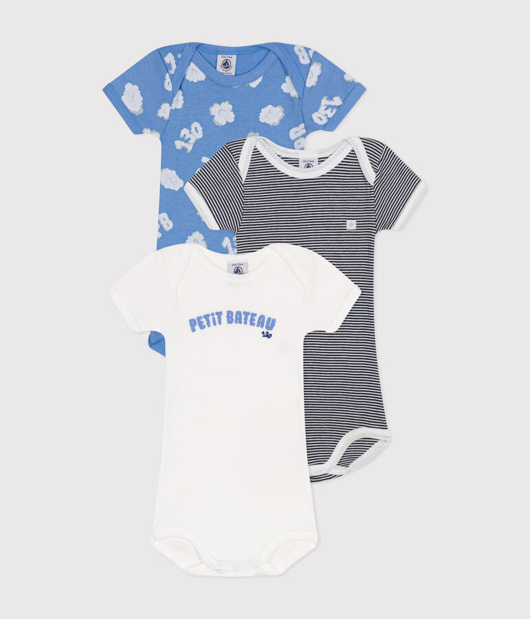 Lot de 3 bodies manches courtes en coton variante 2