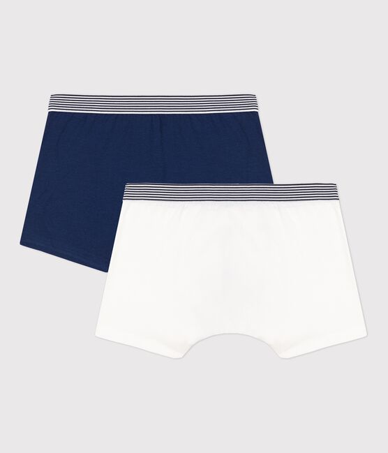 Set van 2 jongens boxershorts van biologisch katoen en elastaan variante 1