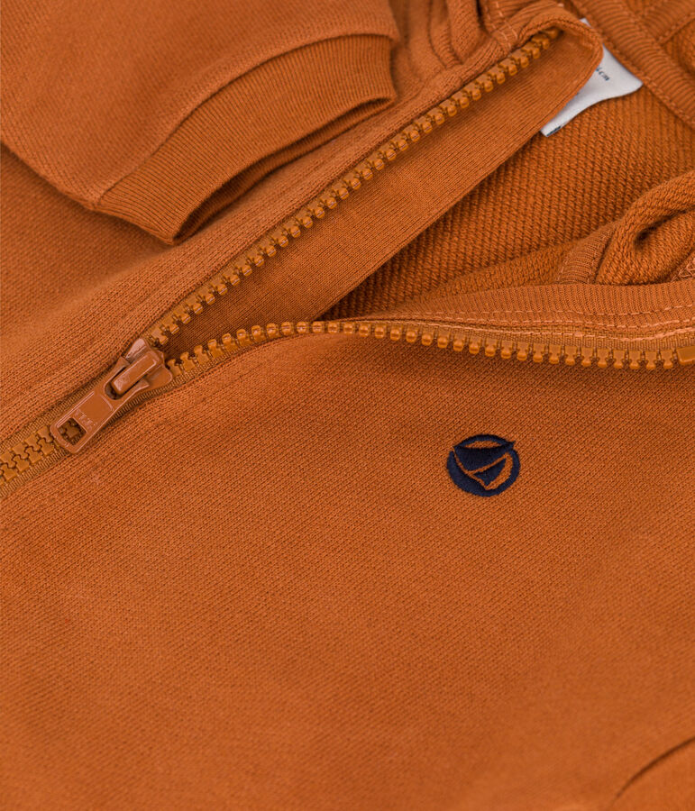 Sweater met kap voor baby's bruin