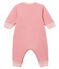 Dors bien sans pieds bébé garçon en tubique rose CHEEK/blanc MARSHMALLOW