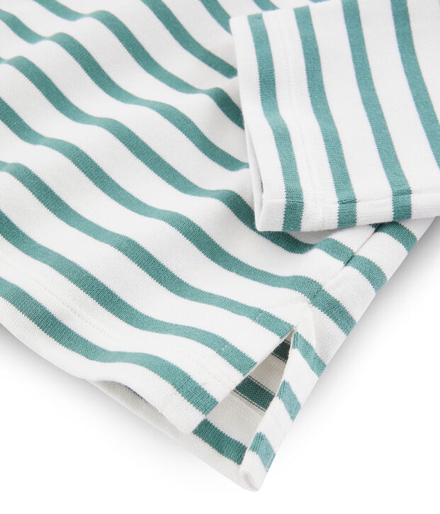 Dames marinetrui wit/groen