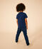 Tee-shirt en jersey flammé enfant garçon bleu MEDIEVAL