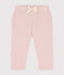 Effen broek in tubic voor baby's roze SALINE