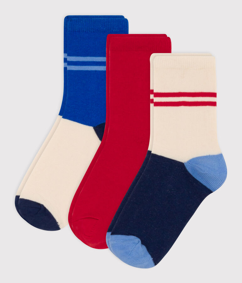 Lot de 3 paires de chaussettes en jersey de coton enfants variante 2