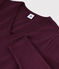 T-shirt iconique col V Femme rouge ALIVE
